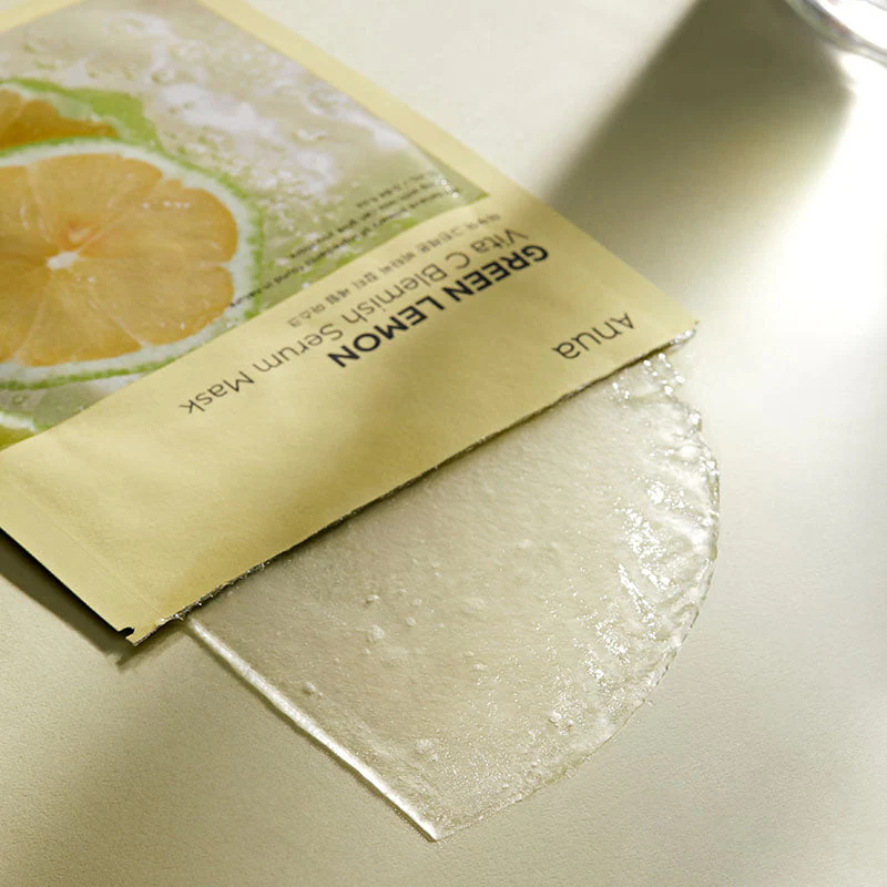 Green Lemon Vita C Blemish Serum Mask - Image 4